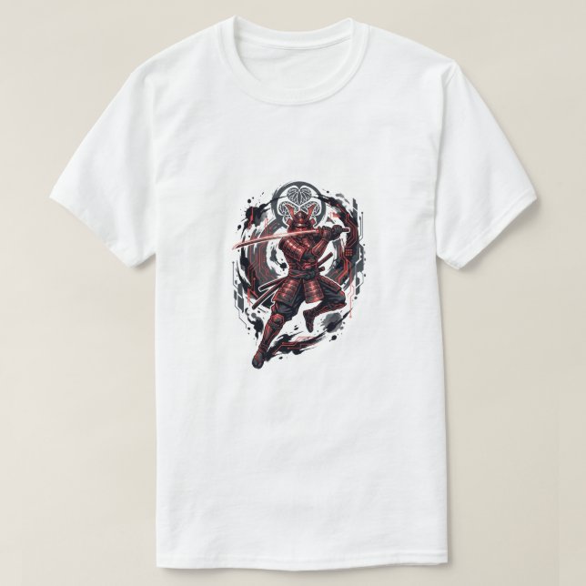Skugg Samuraj T Shirt (Design framsida)