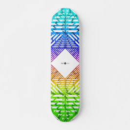 Skugg spektrum ( regnbåge ) mini skateboard bräda 18,5 cm