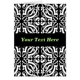 Skugga 1 (svartvitt) hälsningskort