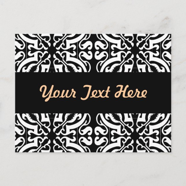 Skugga 1 (svartvitt) vykort (Framsida)