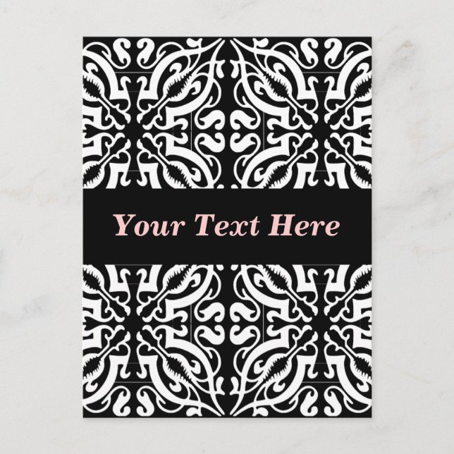 Skugga 1 (svartvitt) vykort (Framsida)