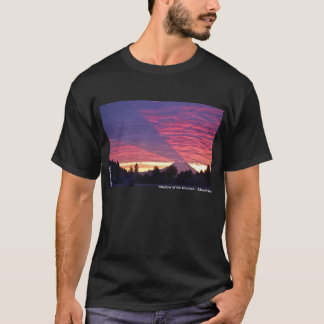 Skugga av berg - Mount Rainier Tee Shirt