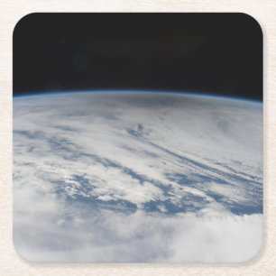 Skugga av Måne-kusten på norra Stilla havet. 2 Underlägg Papper Kvadrat