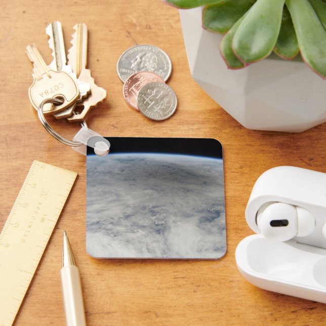 Skugga av Måne-kusten på norra Stilla havet. Nyckelring (Skrivbord)