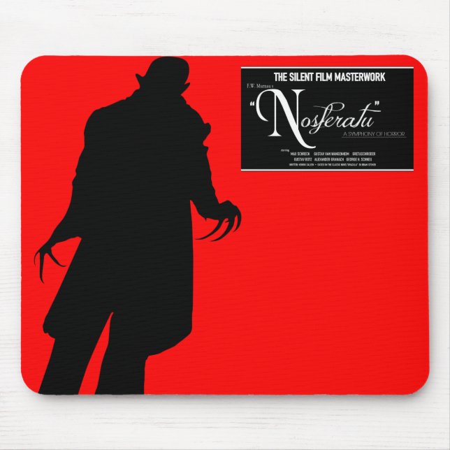 Skugga av Nosferatu Art Mousepad Musmatta (Framsidan)