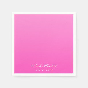 Skugga av Rosa Enkel minimalism Modern Party Pappersservett