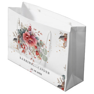 Skugga av  Rosa Peach Dusty Blue Bröllop