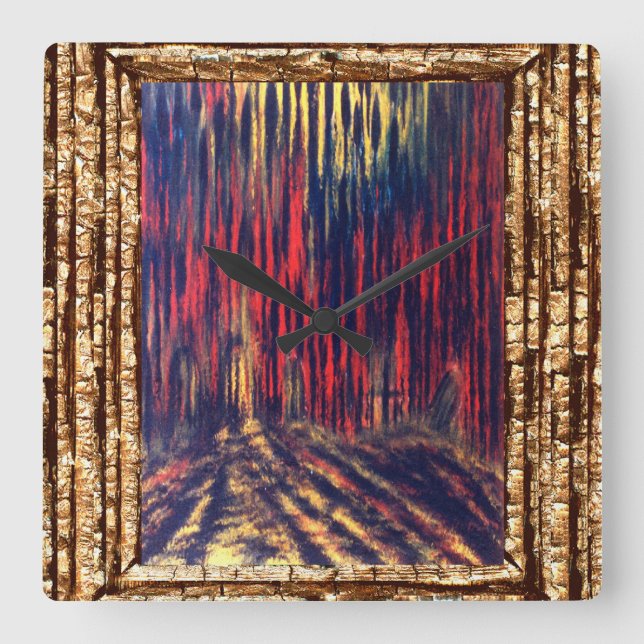 Skugga av själar fyrkantig klocka (Framsida)