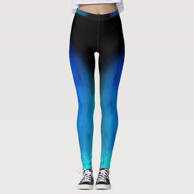Skugga av smutsig blå leggings (Framsida)