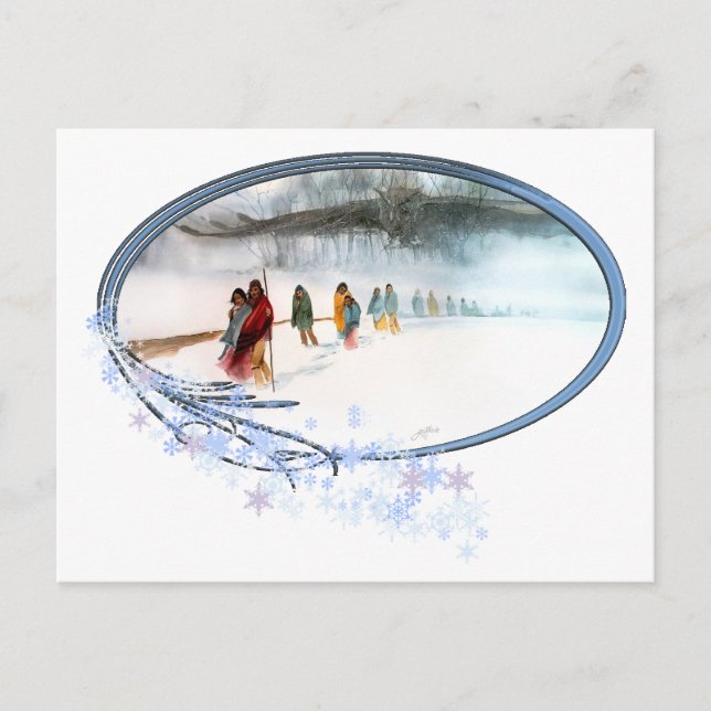 Skugga av ugglan på slingan av tårar vykort (Framsida)