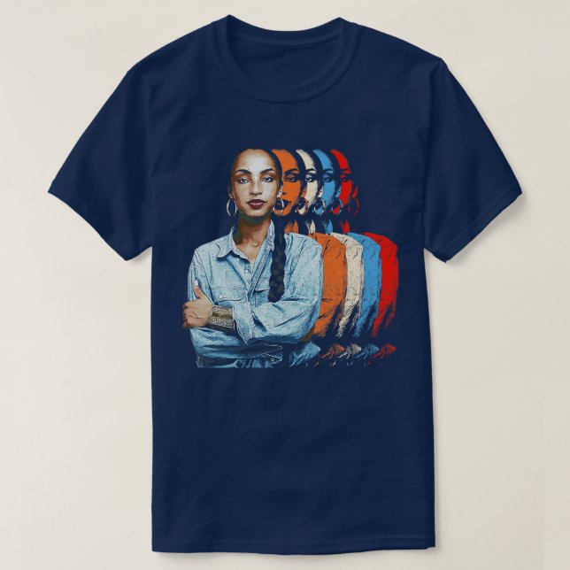 Skugga Classic Retro Sade TShirt T Shirt (Design framsida)