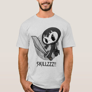 Skugga den skalleNinja krigare "SKILLZZZ!!!", Tee Shirt
