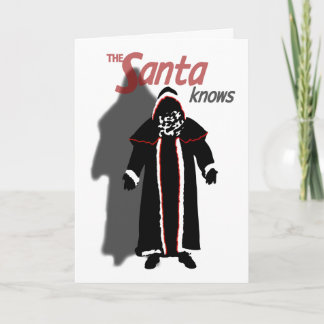 Skugga det Santa kortet Helgkort