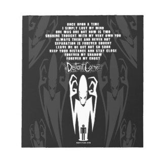 Skugga, Dikt Anteckningsblock