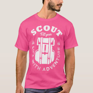 Skugga ditt liv med Äventyr för scout Camp T Shirt