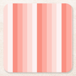 Skugga för korallskugga rand underlägg papper kvadrat