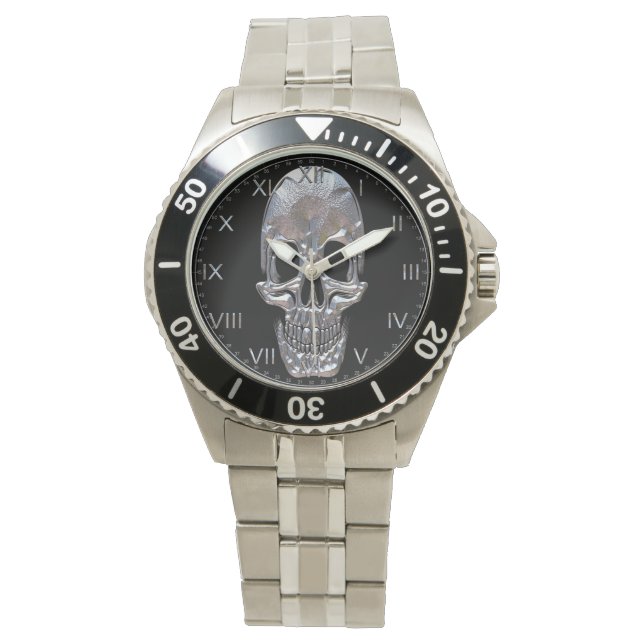 Skugga för Skull Ghost Armbandsur (Framsida)