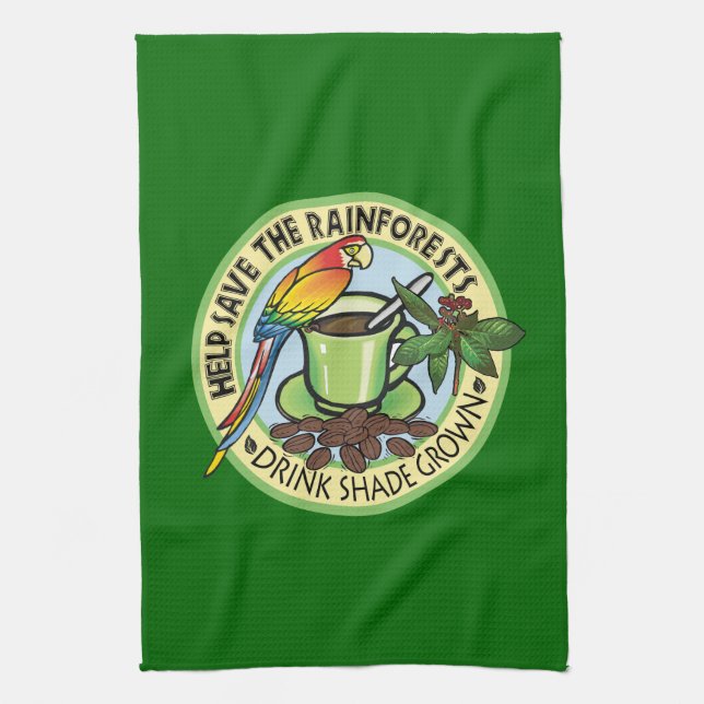 Skugga Grown Coffee Kökshandduk (Vertikal)