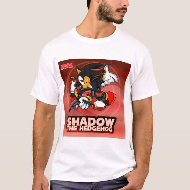 Skugga Hedgehog Sonic Äventyr T Shirt (Framsida)