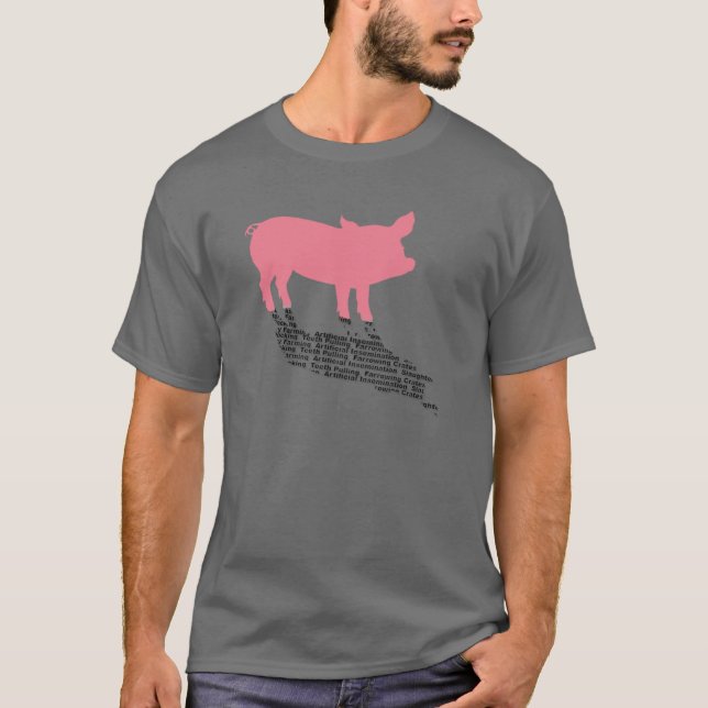 Skugga hemlighetmörkT-tröja Tee Shirt (Framsida)