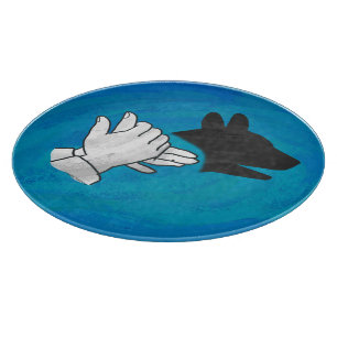 Skugga, Hund på blå