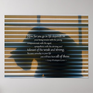 Skugga med citattutskrift Poster utskrift