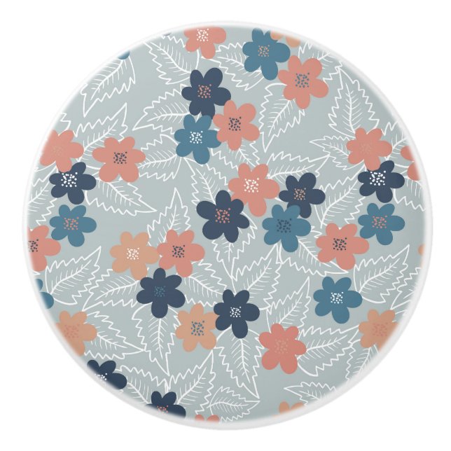 Skugga med färgad vår blommor knopp (Framsidan)