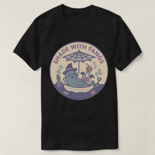 Skugga Med Hörntänder Skräckinjagande Sigill T Shirt