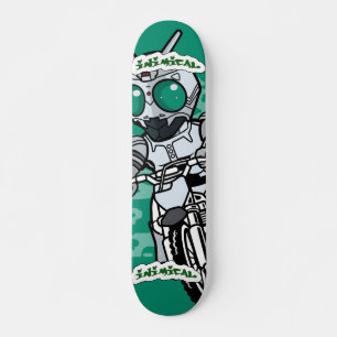 Skugga MotoCross Rider Mini Skateboard Bräda 18,5 Cm