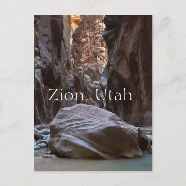 Skugga och ljus i Narrows Vykort (Framsida)