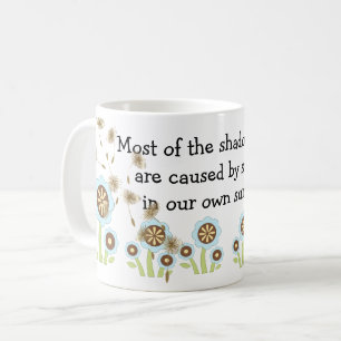 Skugga och ljus - Positiva citattecken Kaffemugg