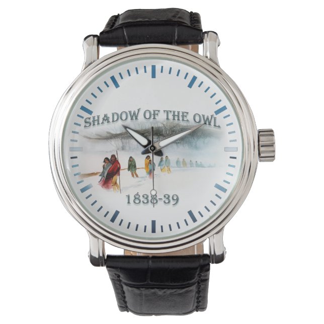 Skugga över Uggla 1838-39 Armbandsur (Framsida)