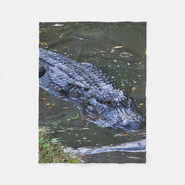 Skugga på grunt vatten fleecefilt (Framsidan)