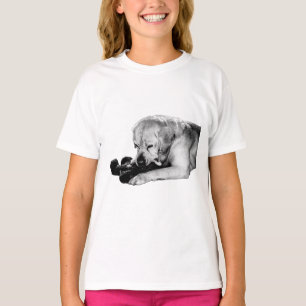 Skugga Play - Labrador med björn T Shirt