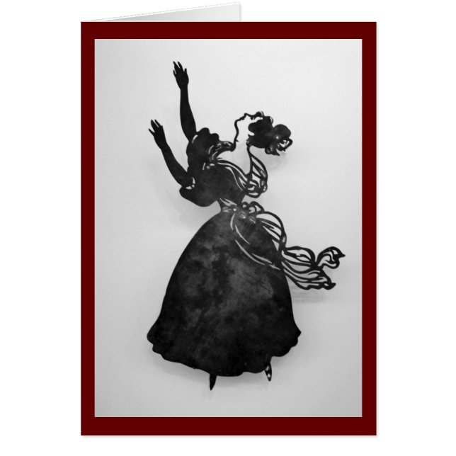 Skugga theatren hälsningskort (Framsidan)