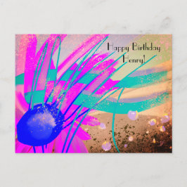 Skugga vid solnedgång - Abstrakt Vykort