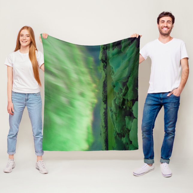 Skuggad Aurora Fleecefilt (På plats)
