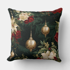 Skuggad Balljul jul Botaniskt Kudde