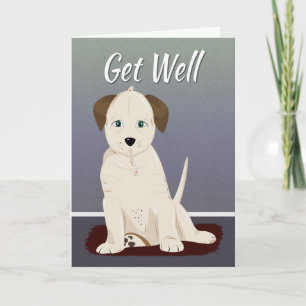 Skuggad Färgad Puppy för att få god tillgång Kort