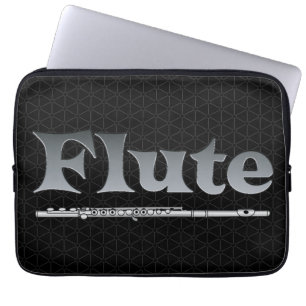 Skuggad flöjt laptop fodral