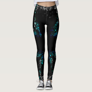 Skuggad geometri leggings