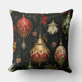 Skuggad julklapp botaniskt kudde