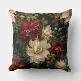 Skuggad julklapp botaniskt kudde