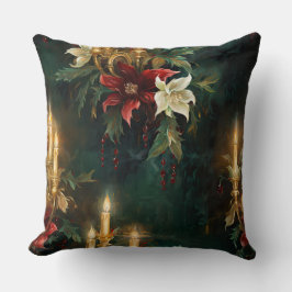 Skuggad julklapp botaniskt kudde