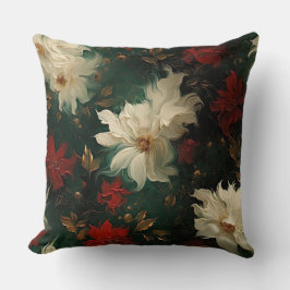 Skuggad julklapp botaniskt kudde