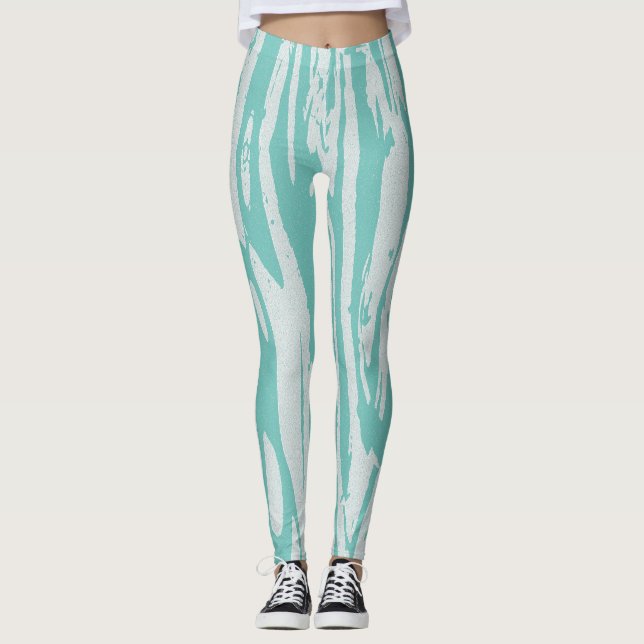 Skuggad Rand Leggings (Framsida)