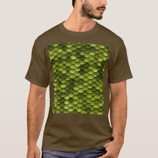 Skuggad Sjöjungfru  Texturerad sjölös Mönster T Shirt