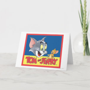 Skuggad Tom och Jerry logotyp Kort