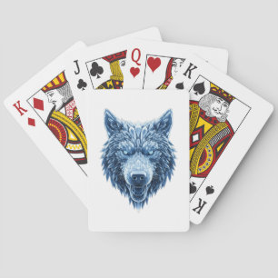 Skuggad Varg Casinokort