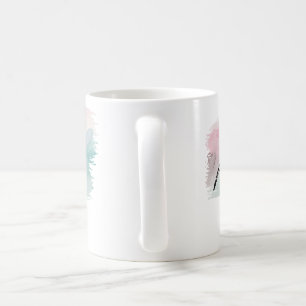 Skuggade den gamla skinktimmersnummen Multi-Färg Kaffemugg